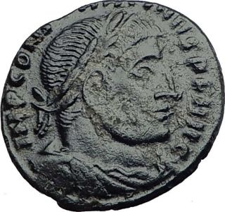 CONSTANTINE I the Great 313AD Authentic Ancient Roman Coin SOL SUN i63603 2
