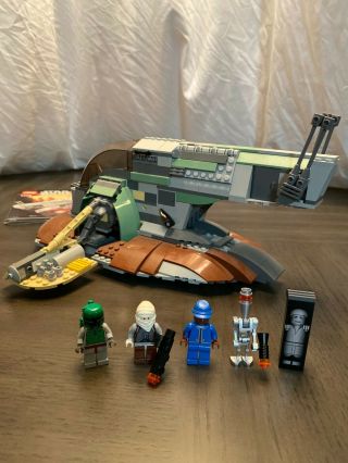 Rare Lego Star Wars Slave 1 6209 Complete