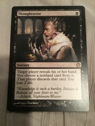 Magic The Gathering Mtg - Thoughtseize Theros Nm/lp