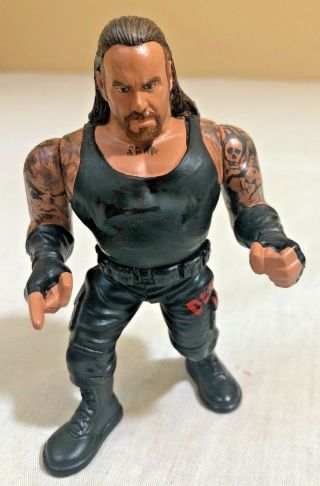 Wwf Wwe Wcw Custom Hasbro Biker Undertaker Wrestling Action Figure Mattel Retro