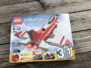 Lego Creator 5892 Sonic Boom Jet Aircraft Airplane Speedboat Retired