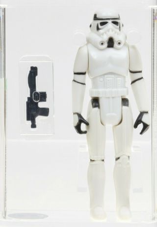 Star Wars 1977 Vintage Kenner Stormtrooper (hk) Loose Action Figure Afa 80,