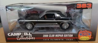 Campbell Collectibles 1/18 Scale 1970 Plymouth 