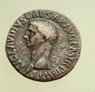 Claudius (41 - 54),  As,  Rome,  Ad 50 - 54,  Ae30mm 11gr.  Libertas - Avgvsta,  Libertas