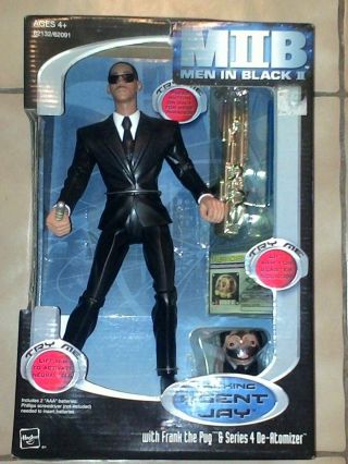 Men In Black Ii Talking Agent Jay With Frank The Pug -
