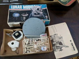 Vintage Airfix 1/72 Apollo Lunar Module Scale Plastic Model Kit