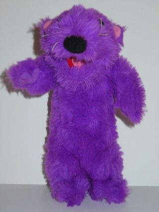 Bear In The Big Blue House Pip Pop Otter Mattel 1999 Plush Purple Jim Henson 11 "