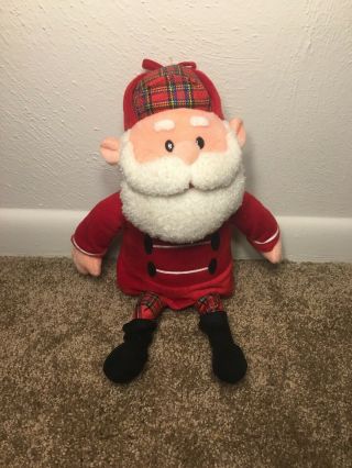 Rudolph The Red Nosed Reindeer Santa Claus Plush 14 " Stuffins Has Issues