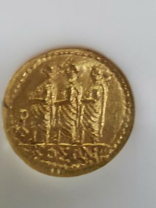 Rome,  Koson Gold Stater Coin.  From Hoard.  Museum Quality.  Brutus.