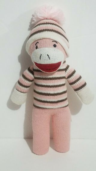 Dan Dee Plush Sock Monkey Stuffed Animal Collector 