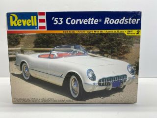 Revell 1:24 Scale 1953 Chevrolet Corvette Roadster Boxed Model Kit Stock,  Race