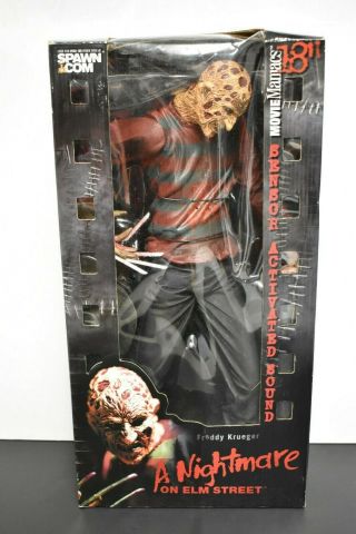 Mcfarlane Toys Freddy Krueger Movie Maniacs 18 " Figure 2000 Nightmare On Elm Nib