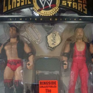 Rare Wwe Wwf Classic Superstars Action Figure Scott Hall Kevin Nash Limited