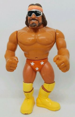 Wwf Hasbro Macho Man Randy Savage Series 1 Wrestling Figure Wwe Vintage