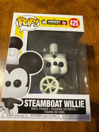 Disney 90 Years Mickey 425 - Steamboat Willie - Funko Pop Disney