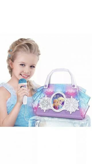 Disney Frozen Anna & Elsa Cool Tunes Sing Along Boombox With Microphone