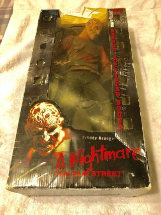 Mcfarlane Toys Freddy Krueger Movie Maniacs 18 " Figure 2000 Nightmare On Elm St.