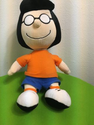 Peanuts Marcie Plush Stuffed Doll Rare With Tag 13 Inches Tall