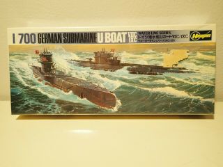 Hasegawa Water Line Series German Submarine U Boat Viic Ixc 1:700 Wl - S126 Model
