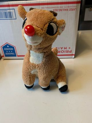 2004 Christmas Gemmy Animated Rudolph The Red Nosed Reindeer.  7