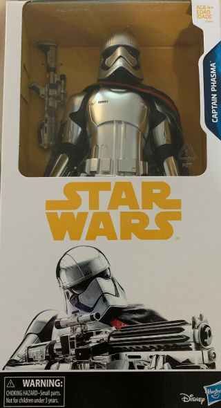 Star Wars Force Awakens Captain Phasma 11.  5 Inch With Blaster