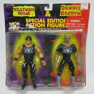 Mip 1997 Wcw Nwo Hollywood Hogan Dennis Rodman Dual Figure Wrestling Figure 6 "