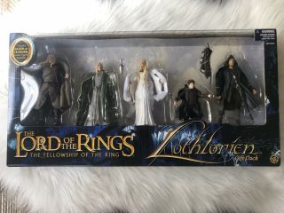 2005 Lord Of The Rings Fellowship Of The Ring Lothlorien 5 Figure Gift Pack Nib
