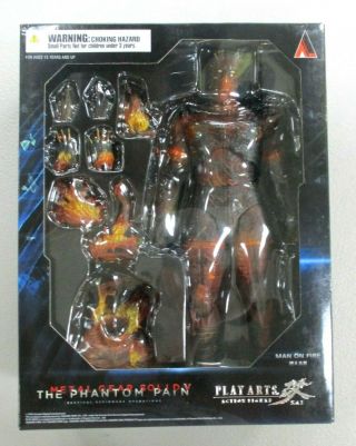 Play Arts Kai Metal Gear Solid Phantom Pain Man On Fire Authentic Figure
