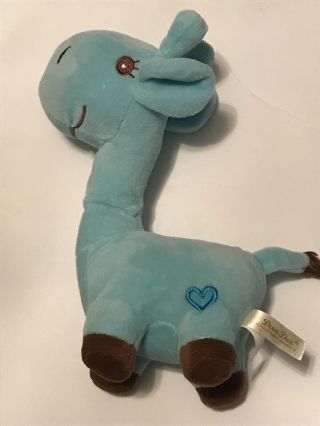 Dan Dee Blue Giraffe Plush Stuffed Animal Toy