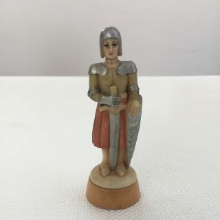 Vintage Anri Charlemagne Chess Replacement Chessman Piece Hand Painted Toriart