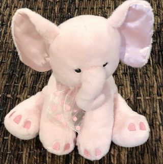 First And & Main Elephant Pink Plush Animal