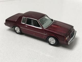 Johnny Lightning Maroon/red 1987 Buick Regal T - Type 1/64 Very Rare Release Loose