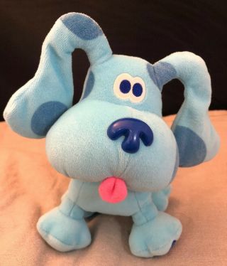 Vtg Eden Viacom Blues Clues Plush Puppy Dog Stuffed Animal 90 
