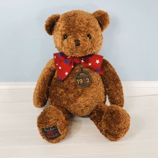 Large Plush Teddy Bear 2002 May Co.  Anniversary Gund Stuffed Animal