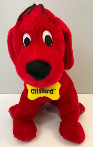 Kohls Cares Clifford The Big Red Dog Plush Stuffed Animal Yellow Bone 14 " 2003