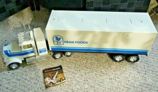 Nylint Dean Foods Semi Tractor Trailer Truck Vintage Metal Die - Cast 28 " Long