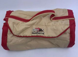 Vintage 1986 Tonka Pound Puppies Newborns Carrying Case - Carrier Carry Storage
