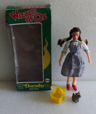 Vintage 1974 Mego The Wizard Of Oz Dorothy & Toto 8 " Figure 100 W/box