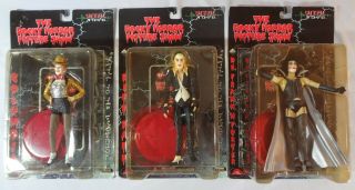 The Rocky Horror Picture Show Set Of 3 8 " Action Figures From Vital Toys Mip