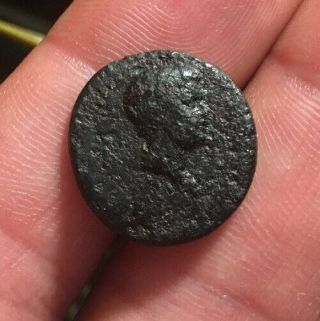 Rare Ancient Roman Coin Ae Ionia Britannicus Under Nero 50 - 4ad Nike Rpc2476 3.  5g