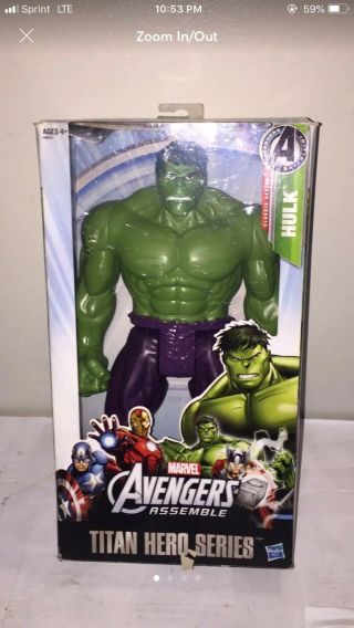 Marvel Avengers Assemble Titan Hero Series 12 Inch Hulk Action Figure
