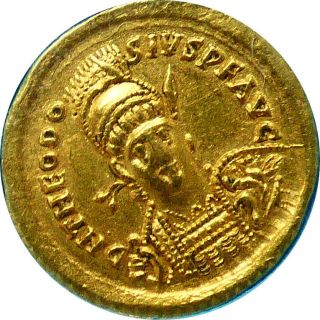 Theodosius Ii,  Eastern Roman Empire (ad 402 - 450).  Av Solidus Xf - Bnpp