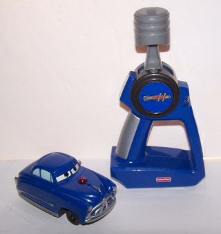 Fisher Price Geotrax Doc Hudson Hornet Car And Remote Control Great