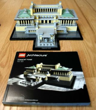Lego 21017 Imperial Hotel Wright Architecture Set 100 Complete,  Instructions