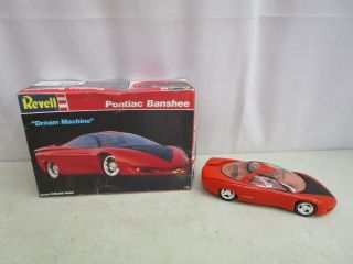Vintage 1989 Revell Pontiac Banshee " Dream Machine " 1:25 Plastic Model Kit