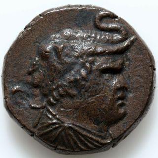 Unknown Indo Greek Bronze Coin - Fourree Tetradrachm ?