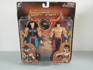 Jazwares Mortal Kombat: Shaolin Monks Kung Lao & Liu Kang Action Figures 2 - Pack