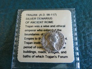 Trajan (a.  D.  98 - 117) Silver Denarius Of Ancient Rome - Littleton Coin