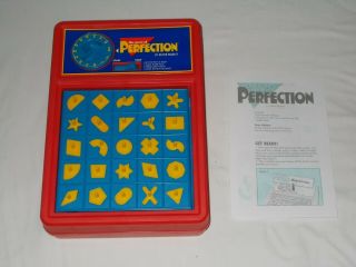Vintage 1989 1990 Milton Bradley Perfection Game 100 Complete