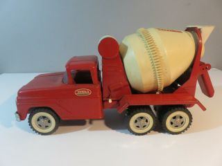 Vintage Red Tonka Cement Mixer Truck
